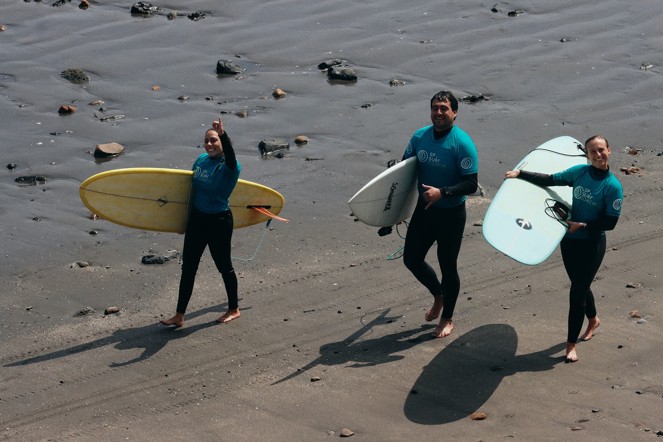 Momento de surf con SP Family